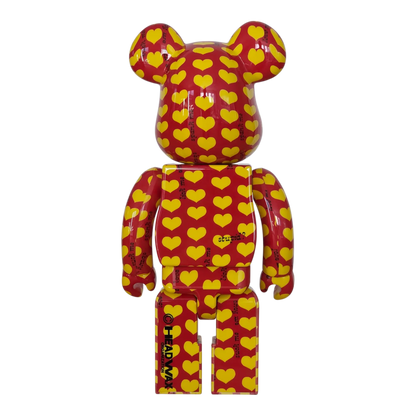 Bearbrick Amplifier Yellow Heart Reverse Version 100%+400% Rückseite