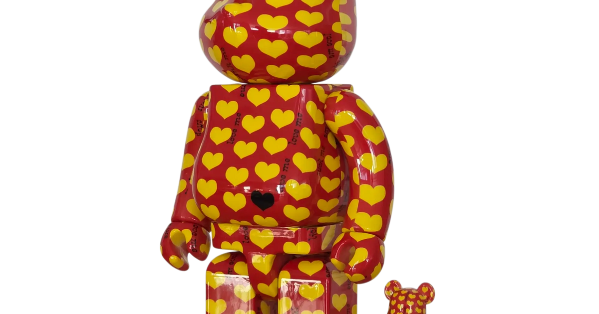 ミュージシャン Hide yellow heart BE@RBRICK 100% & 400% ミュージシャン Hide yellow heart BE@RBRICK 100% & 400% BE@RBRICK