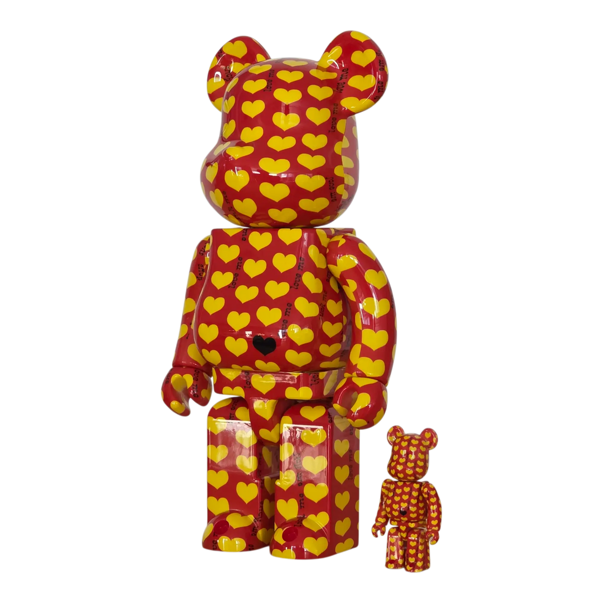 BE@RBRICK Amplifier® Yellow Heart Reverse Version 100%+400% BE@RBRICK Amplifier® Yellow Heart Reverse Version 100%+400%