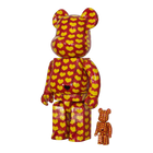 BE@RBRICK Amplifier® Yellow Heart Reverse Version (100%+400%)