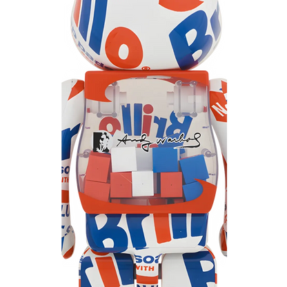 Bearbrick Andy Warhol 'Brillo' 2022 1000% Herstellerbild 2