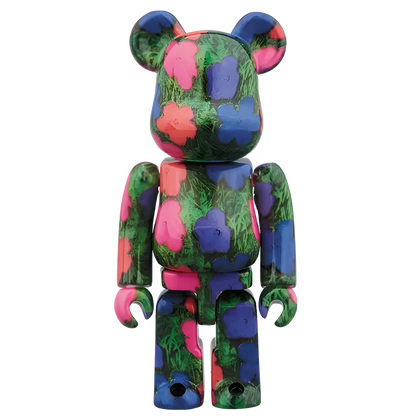 Bearbrick Andy Warhol "Flowers" 100%+400% Herstellerbild 2