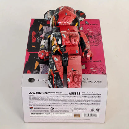 Bearbrick Andy Warhol × Jean-Michel Basquiat #1 100%+400% Echtheitsmerkmale