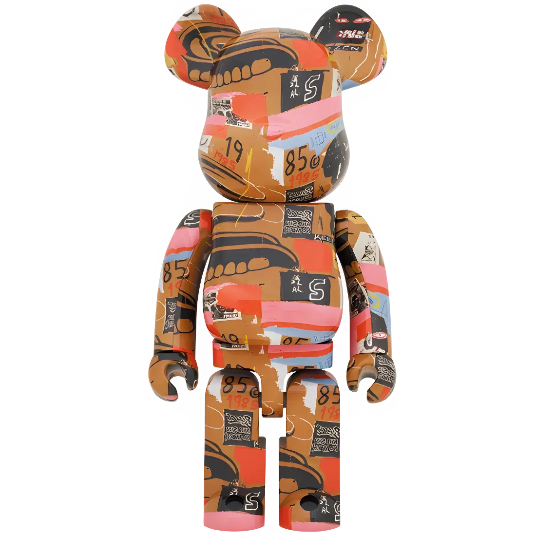 Bearbrick Andy Warhol × Jean-Michel Basquiat #2 1000% Herstellerbild 1
