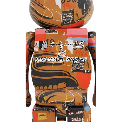Bearbrick Andy Warhol × Jean-Michel Basquiat #2 1000% Herstellerbild 2