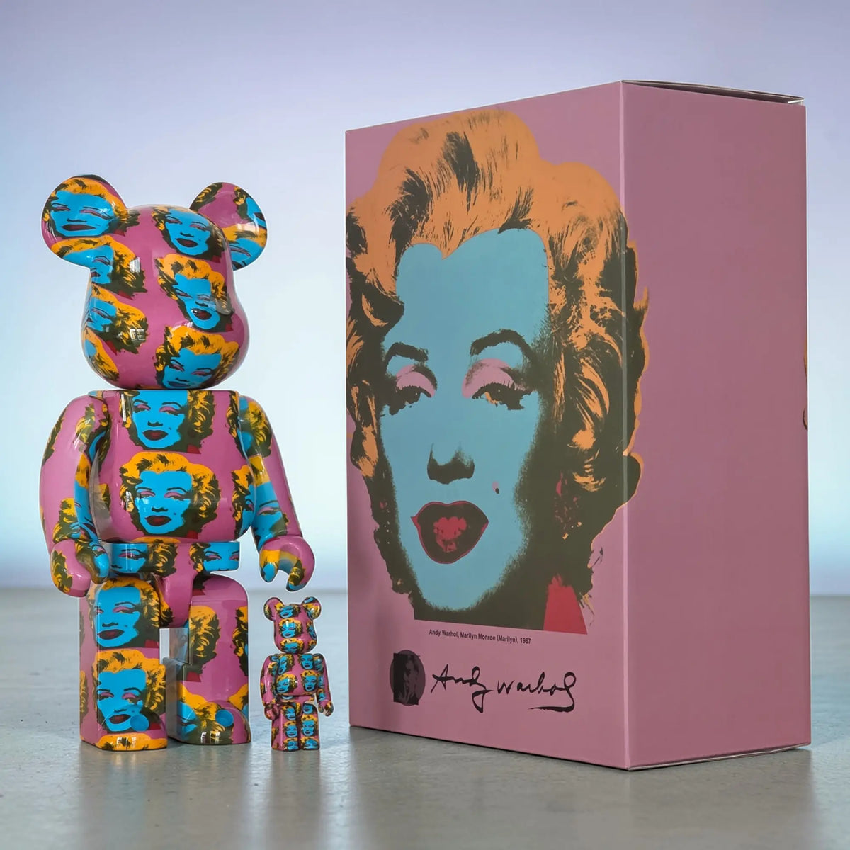 BE@RBRICK Andy Warhol Marilyn Monroe #2 100%+400%