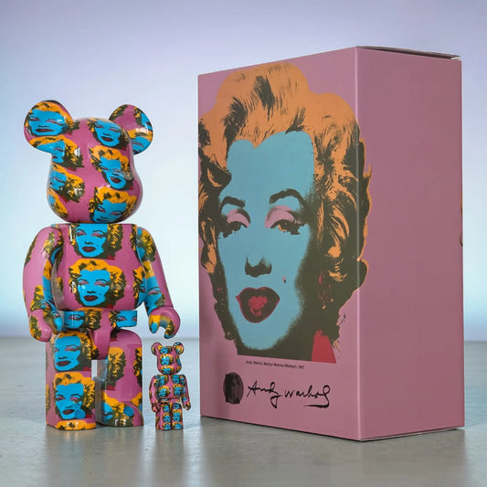 Bearbrick Andy Warhol Marilyn Monroe #2 100%+400% mit Verpackung