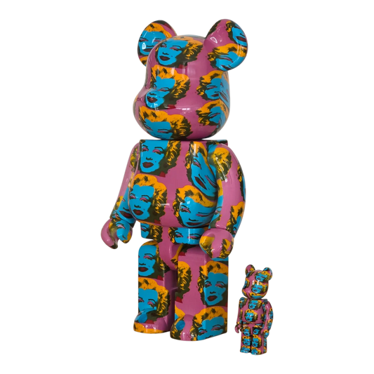 Bearbrick Andy Warhol Marilyn Monroe #2 100%+400% schräg