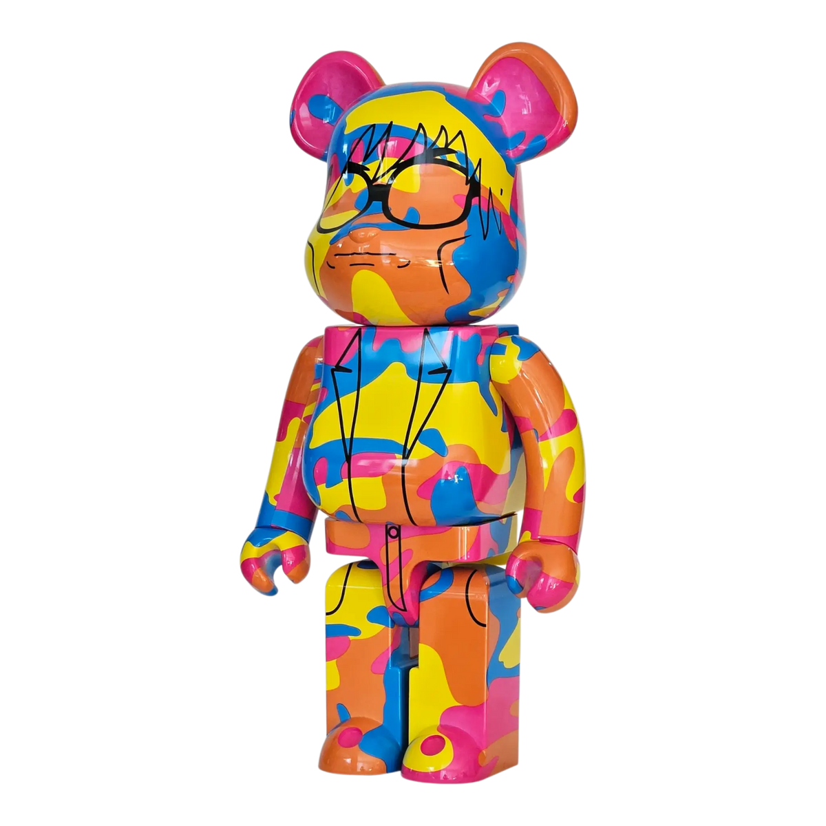 Bearbrick Andy Warhol "Special" 1000% schräg