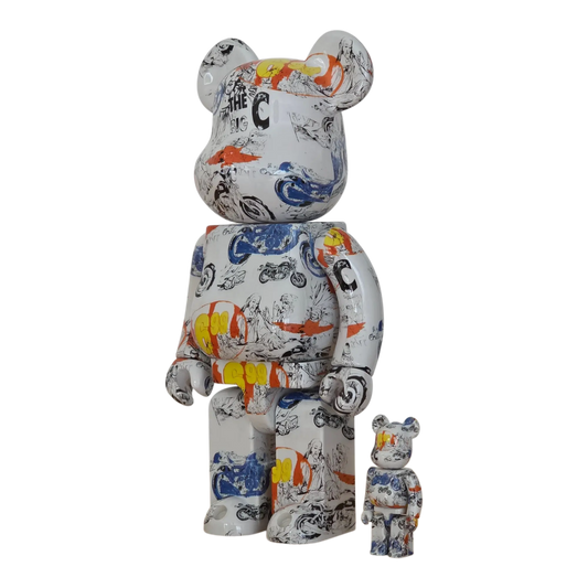 Bearbrick Andy Warhol "The Last Supper" [Andy Warhol Kyoto] 100%+400% schräg