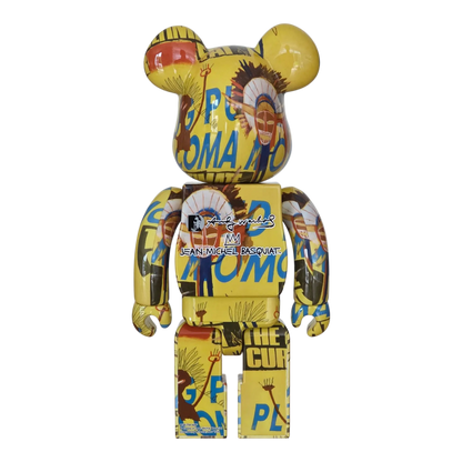 Bearbrick Andy Warhol × Jean-Michel Basquiat #3 100%+400% Rückseite