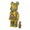 Bearbrick Andy Warhol × Jean-Michel Basquiat #3 100%+400% schräg