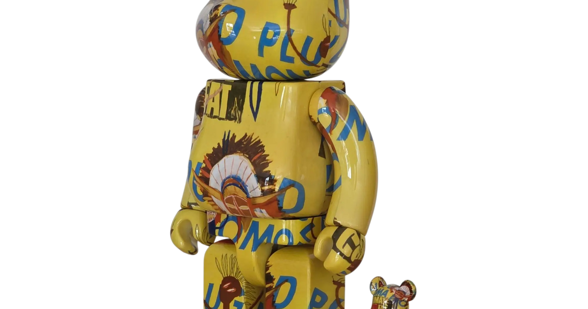 BE@RBRICK AndyWarhol × JEAN-MICHEL#3 BE@RBRICK Andy Warhol × Jean-Michel Basquiat #3 100%+400%