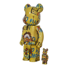 BE@RBRICK Andy Warhol × Jean-Michel Basquiat #3 (100%+400%)