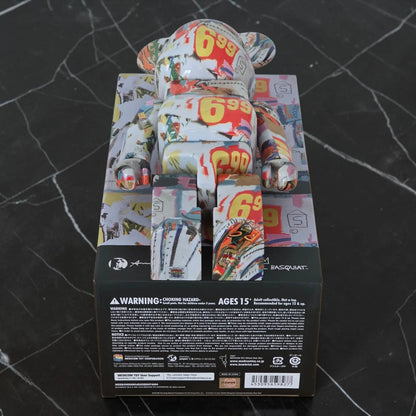 Bearbrick Andy Warhol × Jean-Michel Basquiat #4 400% Echtheitsmerkmale