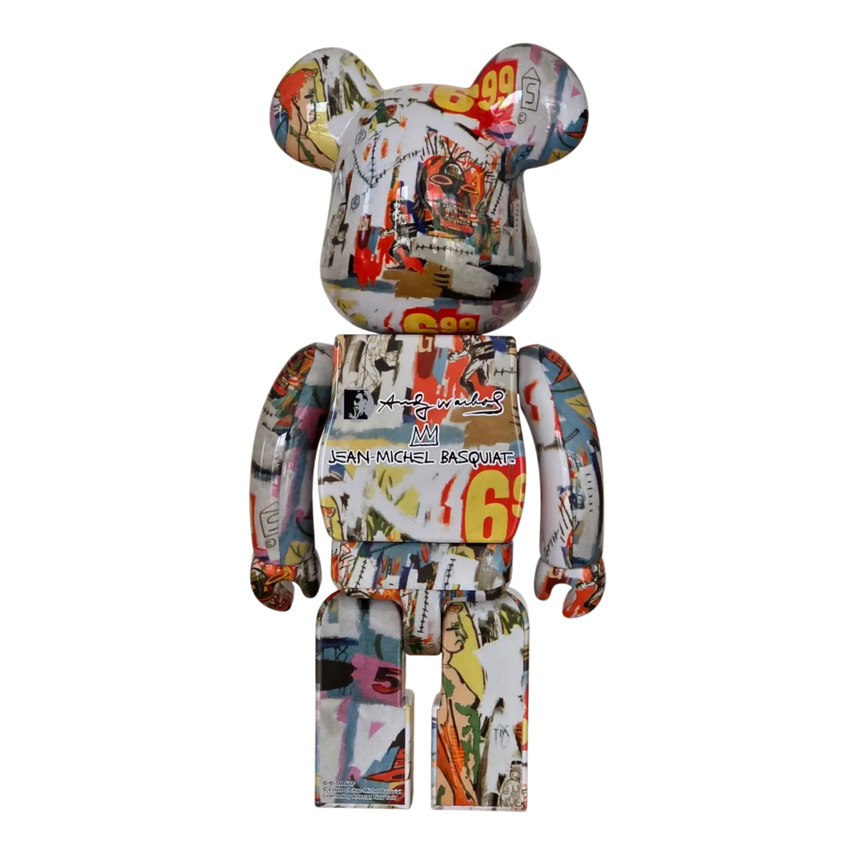 BE@RBRICK Andy Warhol × Jean-Michel Basquiat #4 400%