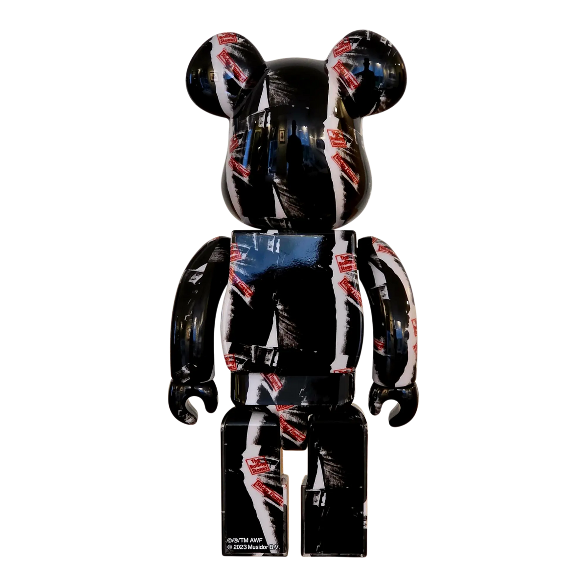 Bearbrick Andy Warhol × The Rolling Stones "Sticky Fingers" 100%+400% Rückseite