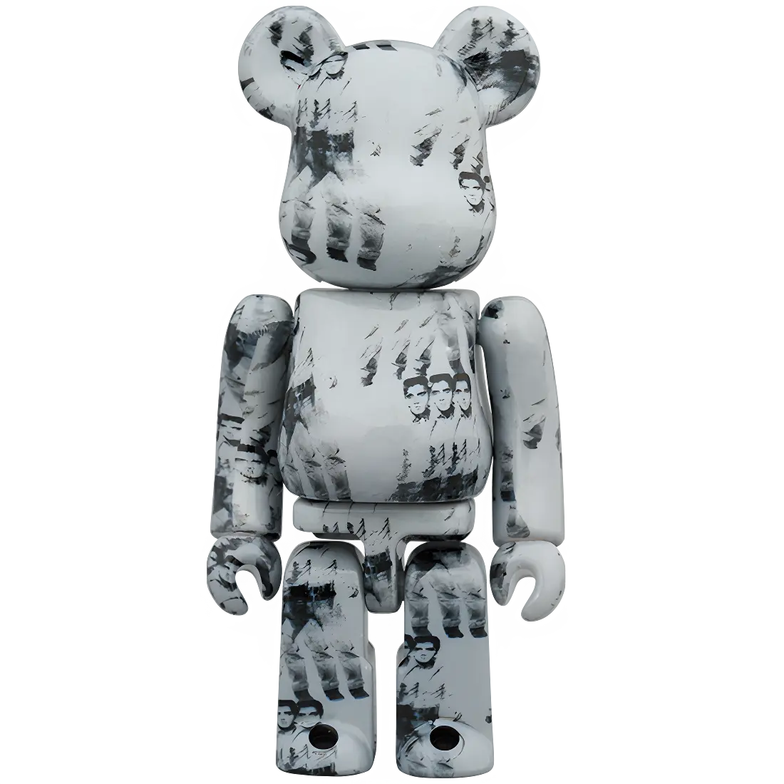 Bearbrick Andy Warhol's Elvis Presley 100%+400% Herstellerbild 2