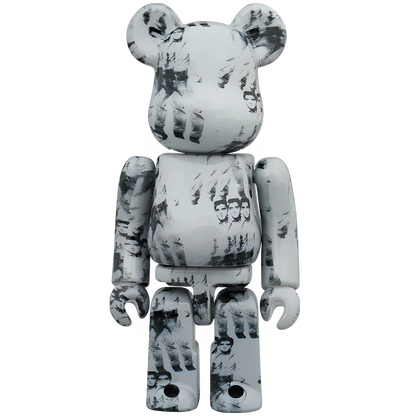 Bearbrick Andy Warhol's Elvis Presley 100%+400% Herstellerbild 2