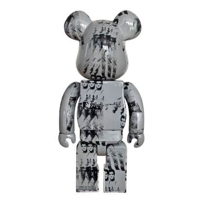Bearbrick Andy Warhol's Elvis Presley 100%+400% Rückseite