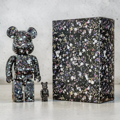 Bearbrick Anever Black 100%+400% mit Verpackung