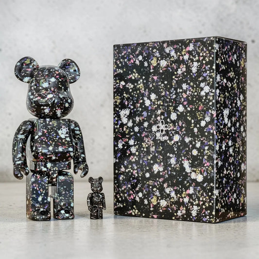 Bearbrick Anever Black 100%+400% mit Verpackung