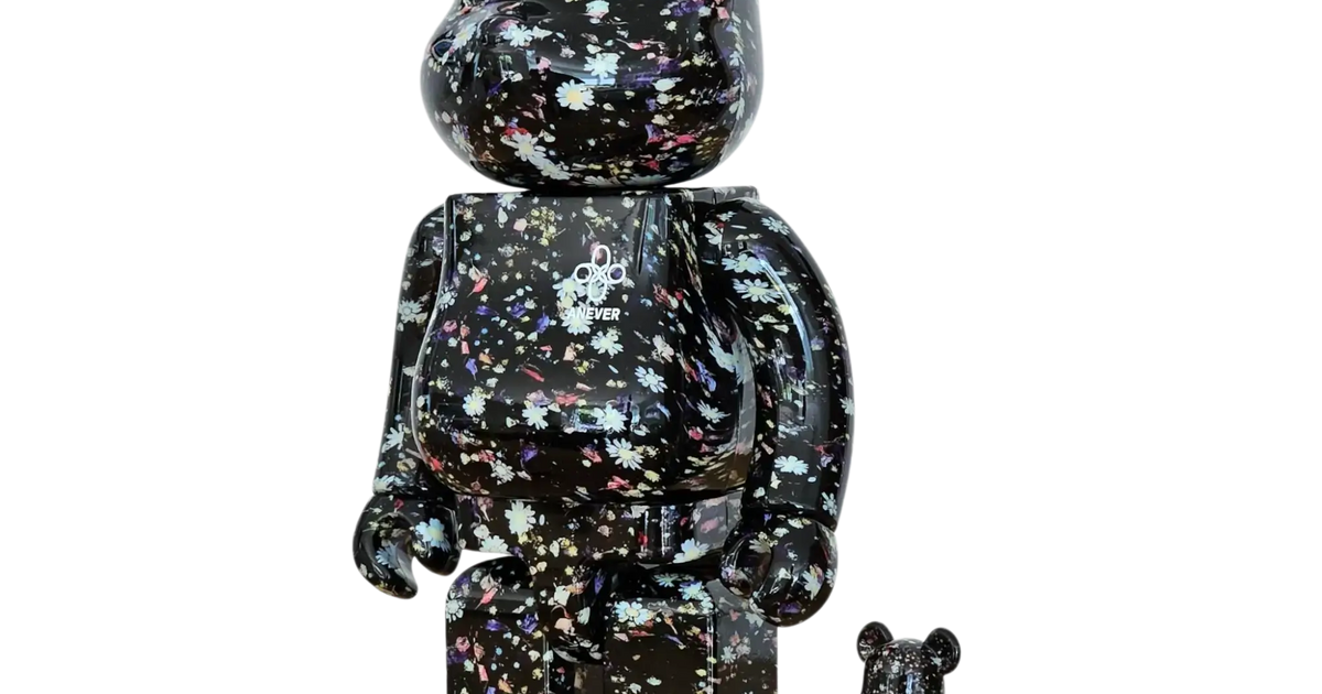 BE@RBRICK Anever Black 100%+400% | MyBearBrick.de