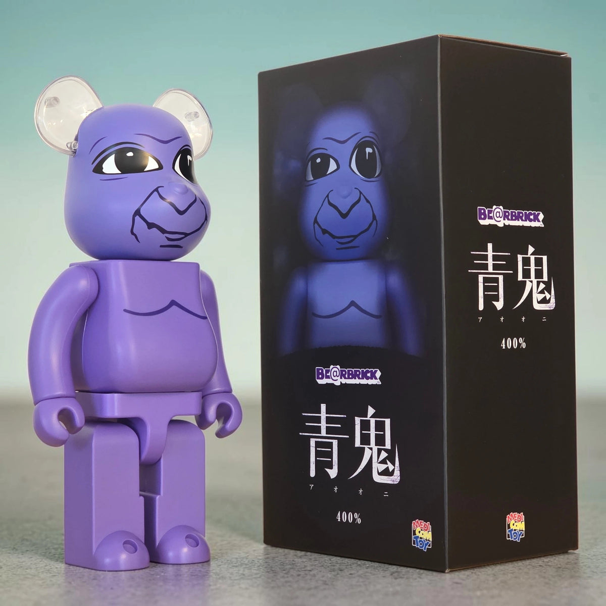 Bearbrick Ao Oni 400% mit Verpackung