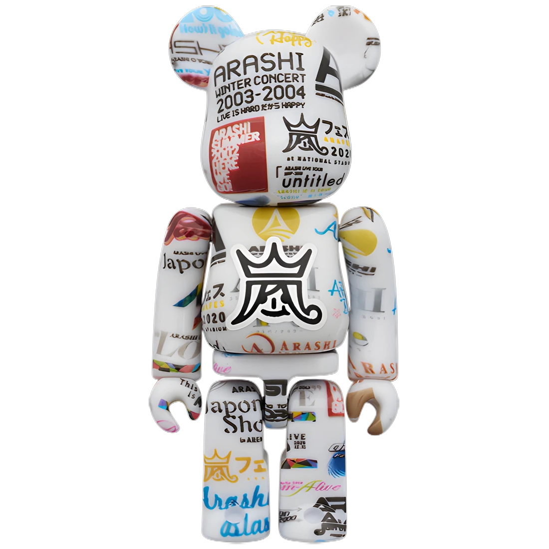Bearbrick Arashi Live Logo 100% Herstellerbild 1