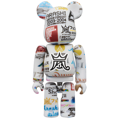 Bearbrick Arashi Live Logo 100% Herstellerbild 1