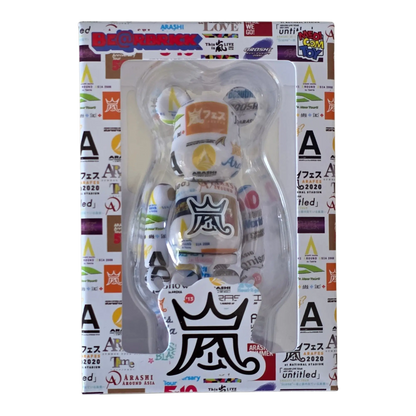 Bearbrick Arashi Live Logo 100% Verpackungsvorderseite