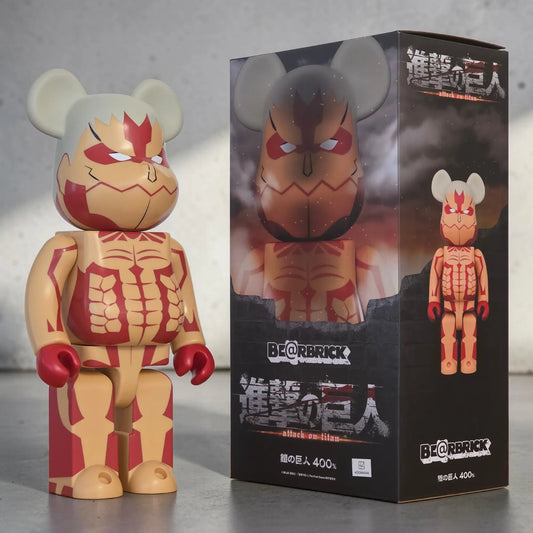 Bearbrick Armored Titan [Attack on Titan] 400% mit Verpackung
