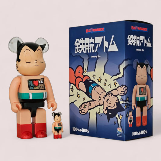 Bearbrick Astro Boy Sleeping Version 100%+400% mit Verpackung