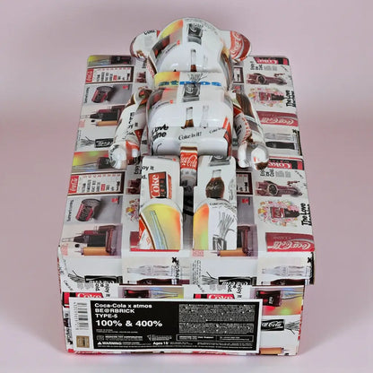 Bearbrick atmos × Coca-Cola Type-5 100%+400% Echtheitsmerkmale