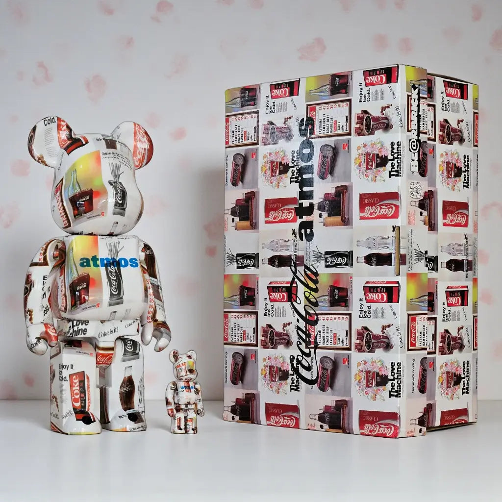 Bearbrick atmos × Coca-Cola Type-5 100%+400% mit Verpackung
