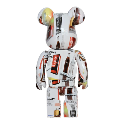 Bearbrick atmos × Coca-Cola Type-5 100%+400% Rückseite