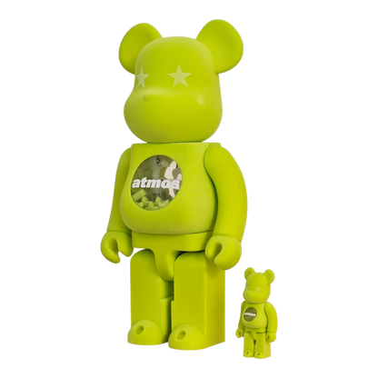 Bearbrick atmos × LACOSTE 100%+400% schräg