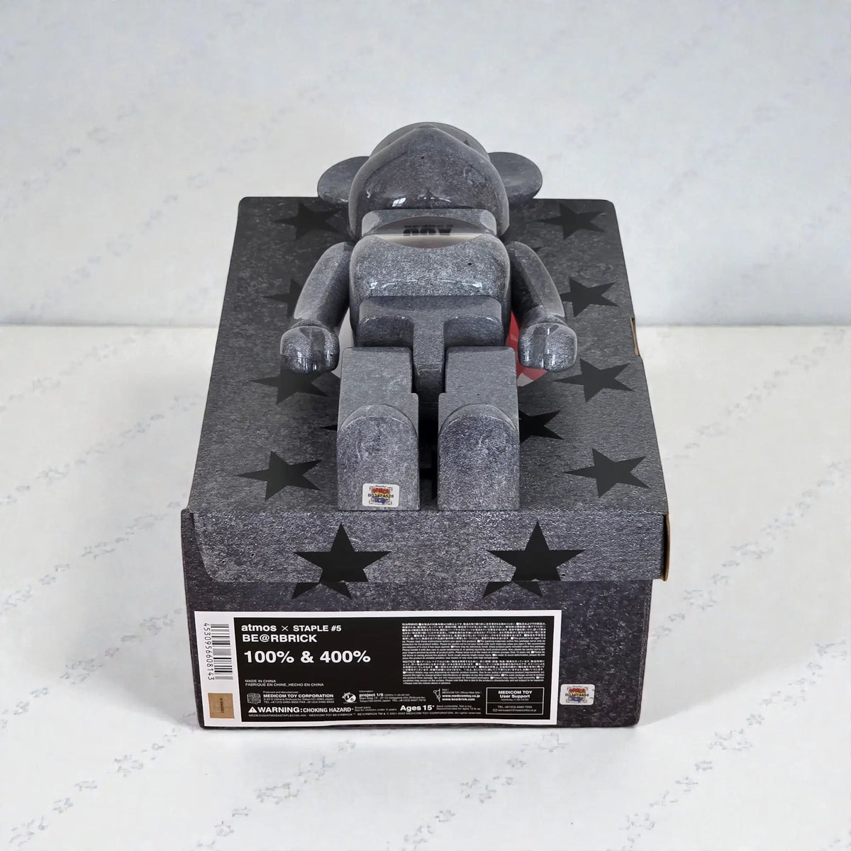 Bearbrick atmos × Staple Type-5 100%+400% Echtheitsmerkmale