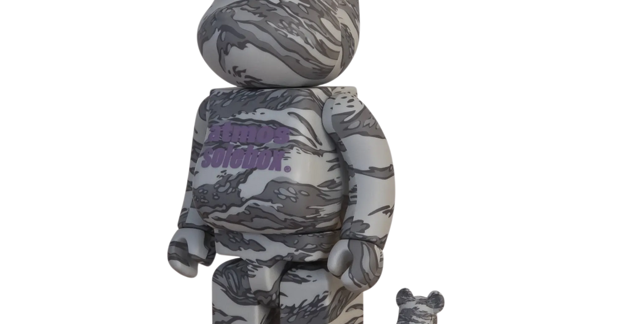 BE@RBRICK atmos × Solebox 100%/400% | MyBearBrick.de