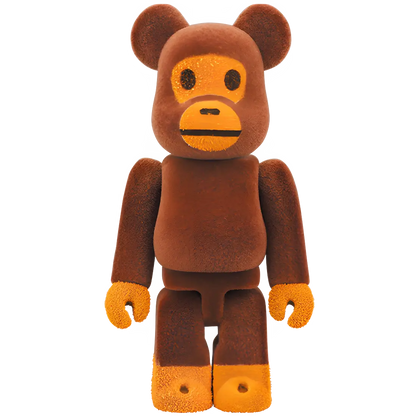 Bearbrick Baby Milo Flocky Version 100%+400% Herstellerbild 2