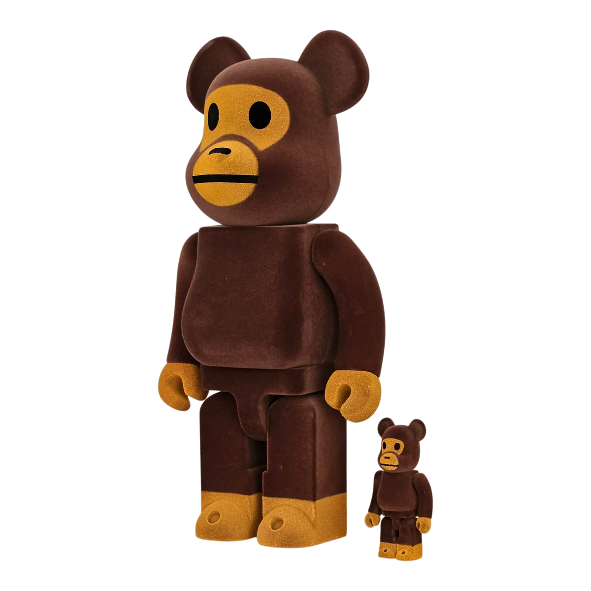 Bearbrick Baby Milo Flocky Version 100%+400% schräg