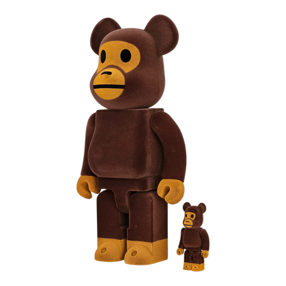 Bearbrick Baby Milo Flocky Version 100%+400% schräg