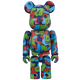 BE@RBRICK BAPE Camo 28th Anniversary #1 Green/Red/Blue (100%)