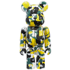 Bearbrick BAPE Camo 28th Anniversary #1 Green Yellow 100% Herstellerbild 1