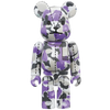 Bearbrick BAPE Camo 28th Anniversary #1 Purple Grey 100% Herstellerbild 1