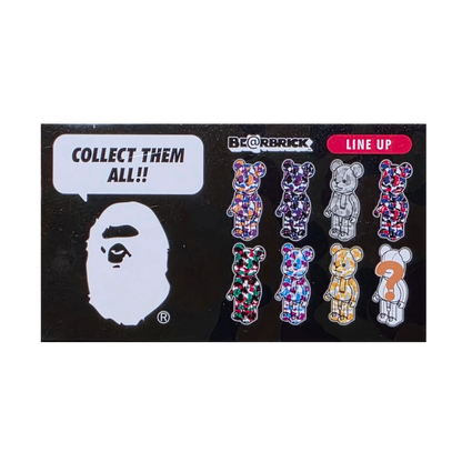 Bearbrick BAPE Camo 28th Anniversary #2 100% Modellübersicht