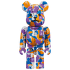 Bearbrick BAPE Camo 28th Anniversary #2 Blue/Purple/Orange 100% Herstellerbild 1