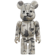 BE@RBRICK BAPE Camo 28th Anniversary #2 Grey (100%)