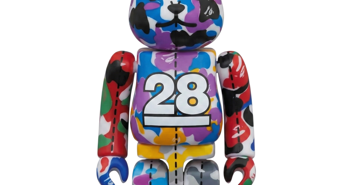 BE@RBRICK BAPE Camo 28th Anniversary #2 SECRET 100%