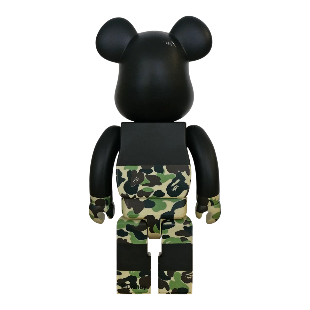 Bearbrick BAPE Mickey Mouse [The True Original] Camo Green Version 100%+400% Rückseite